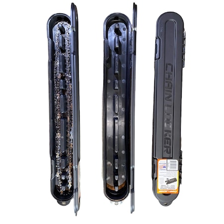 Chain Locker Universal Chainsaw Chain Storage Case, Fits up to 20 Chains, Black 2101